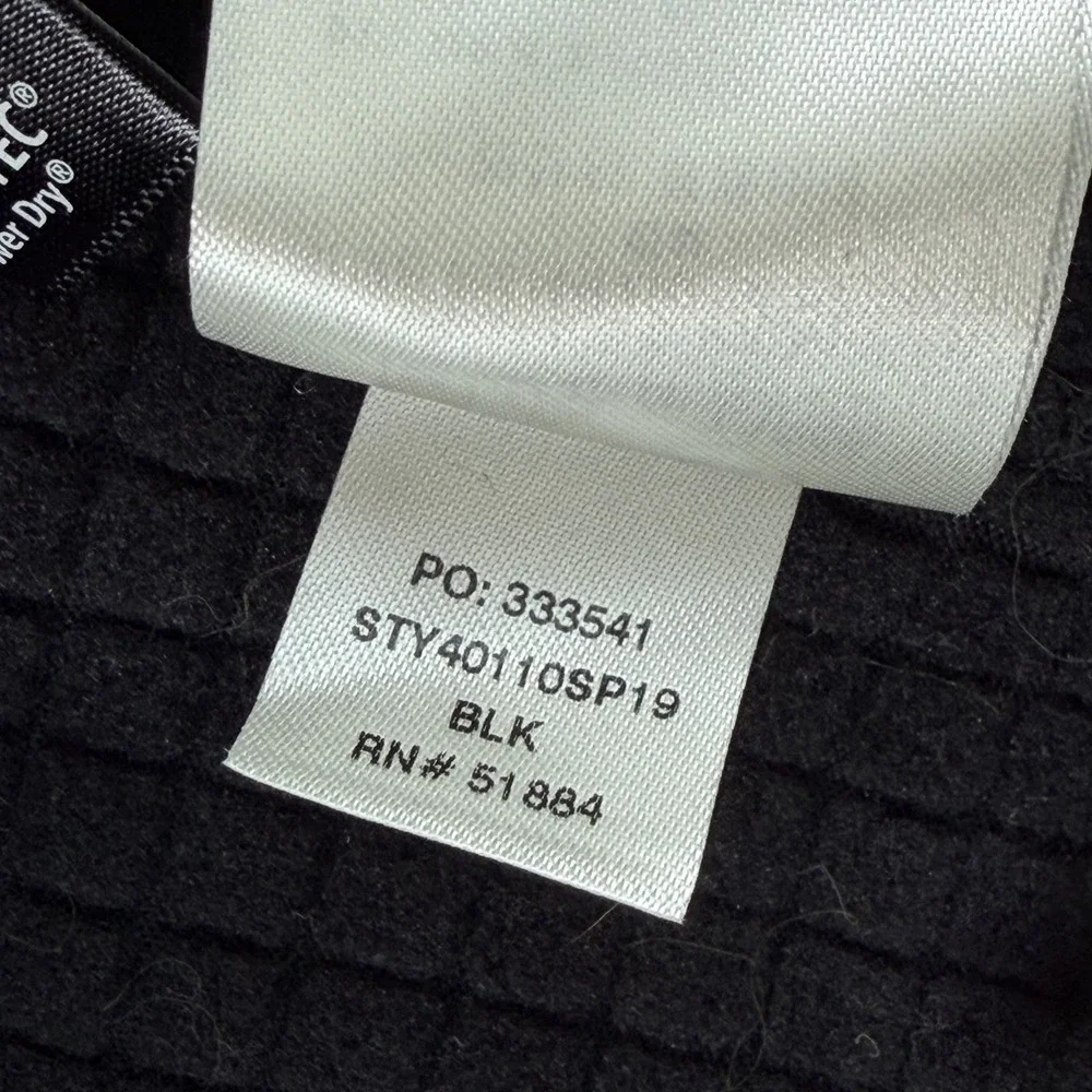 Patagonia R1 Polartec Power Grid Fleece Quarter Zip Pullover in‎ Black Men Small